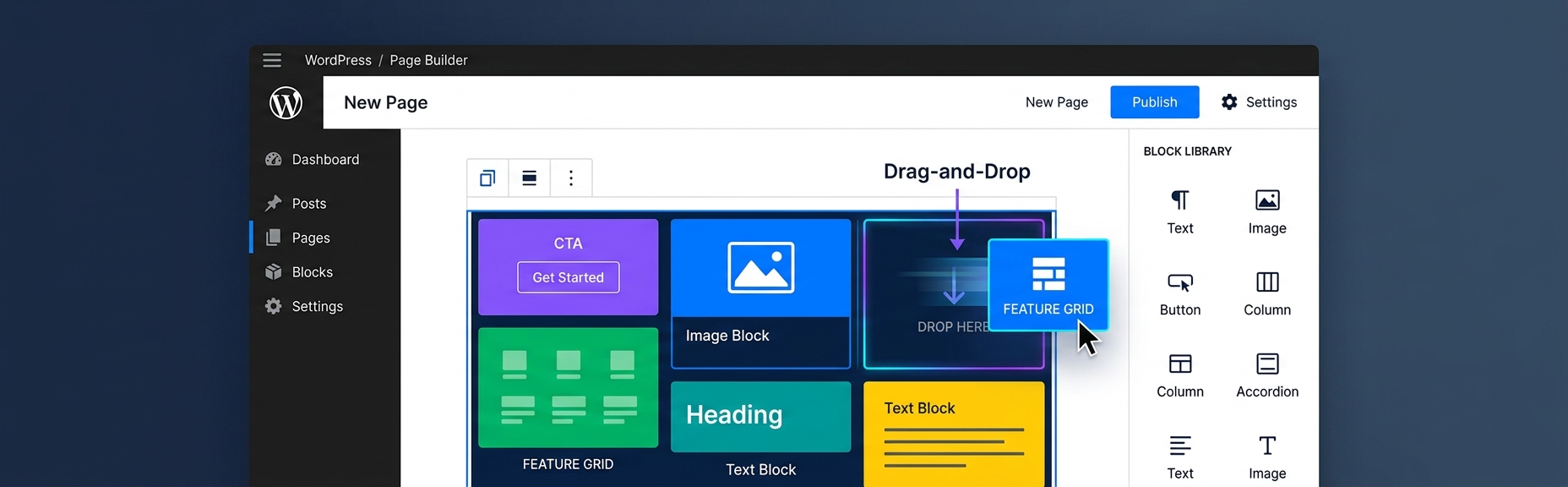 BF Blocks visual block building interface